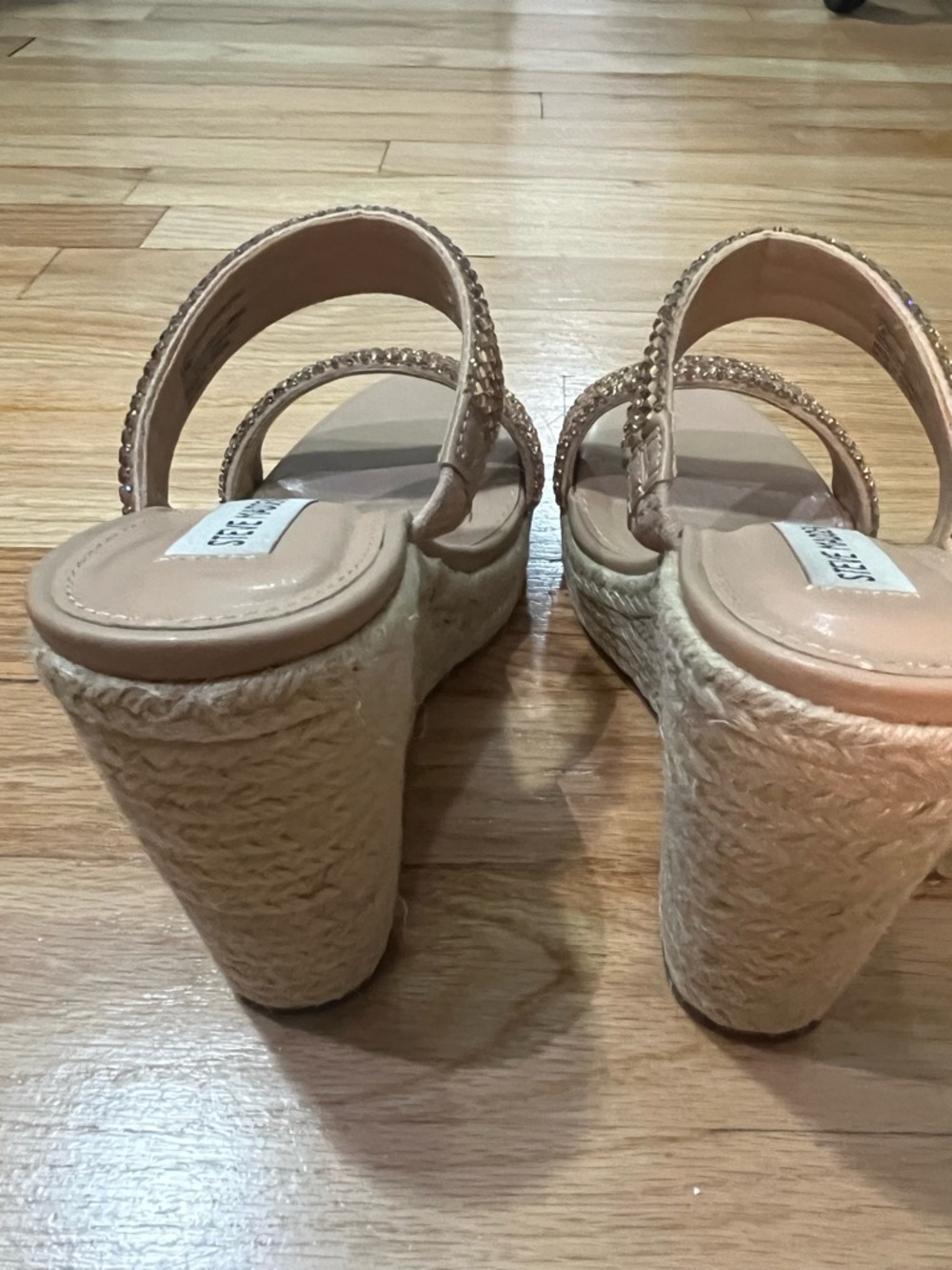 Steve Madden Upton Espadrille Wedge Sandal; Bronze size 7 - Picture 5 of 6